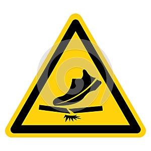 Do Not Trample Symbol Sign, Vector Illustration, Isolate On White Background Label .EPS10