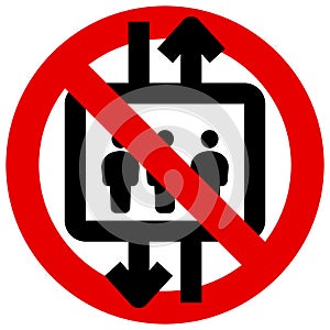Do not use elevator photo