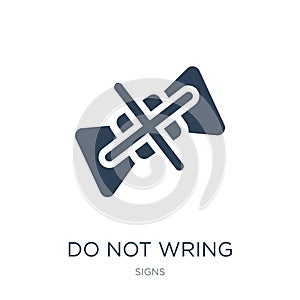 do not wring icon in trendy design style. do not wring icon isolated on white background. do not wring vector icon simple and