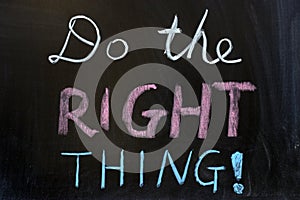 Do the right thing photo