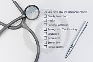 Do you have any life insurance policy? It`s A question to answer