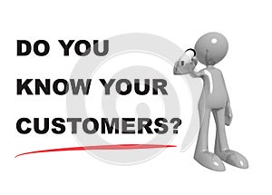 Do you know your customers on white