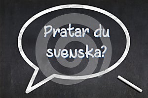 Do you speack Swedish - Blackboard