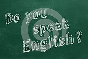 Do you speak English?