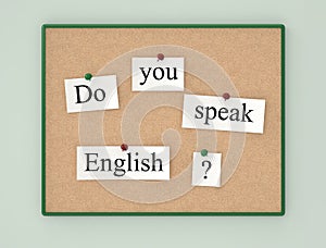 Do you speak English?