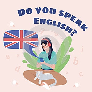 Do you speak English card template