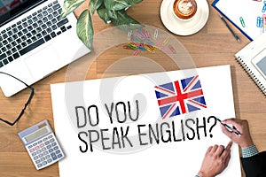 DO YOU SPEAK ENGLISH? Concept of learning Englis