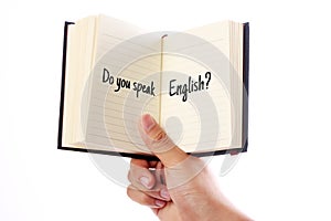 Do you speak English Language Concept