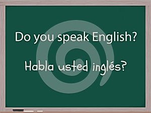 Do you speak English in Spanish