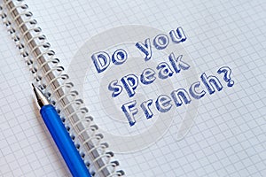 Do you speak French