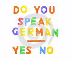 Do you speak german.