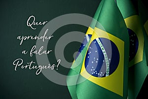 Do you want to learn portuguese, in portuguese