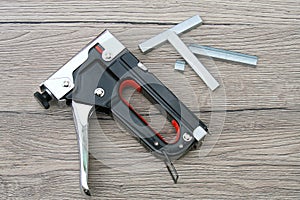 Do it yourself - Staplers and Staples DIY tools isolated on the