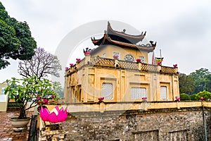 Doan Mon, the main gate of Thang Long Imperial Citadel in Hanoi, Vietnam