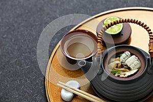 Dobin mushi Japanese cuisine photo