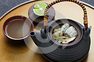 Dobin mushi Japanese cuisine photo