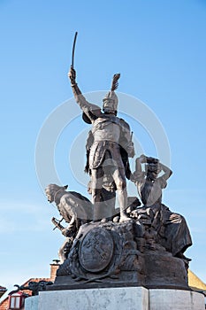 Dobo Statue in Eger, Hungary