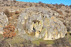 Dobruja Gorges in Autumn Landscape