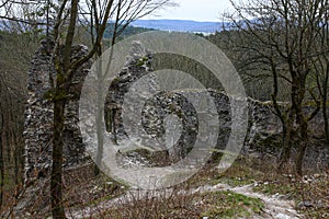 DobrÃ¡ voda castle - very old ruins