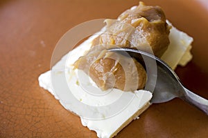 Doce de leite with queijo de Minas