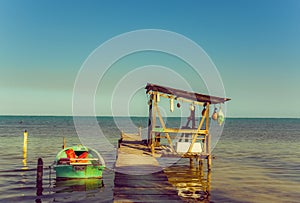 Dock caye caulker belize