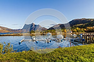 Dock in a fjord