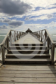 The Dock and Huts at Vidanta Riviera Maya