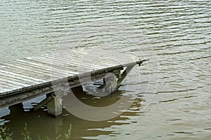 Dock in lake