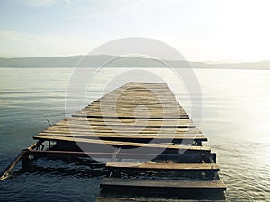 Dock on Lake Ohrid