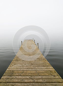 Dock in the Mist