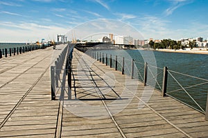 Dock ore company Rio Tinto. Huelva. Spain photo