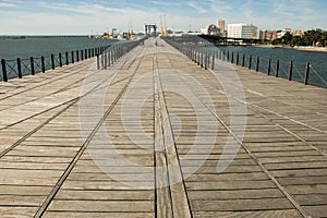 Dock ore company Rio Tinto. Huelva. Spain photo