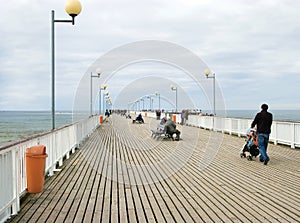 Dock over the water