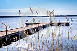 Dock for pleasure and fishing boats