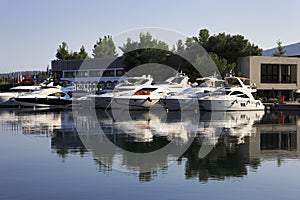 Dock in Porto Carras Grand Resort.