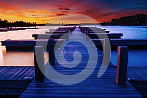 Dock at Sunset