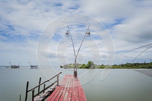 Dock to Pak Pra Lake front