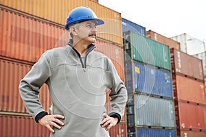 Dock warehouse worker