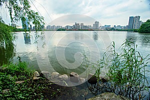 The dock of West Lake Park