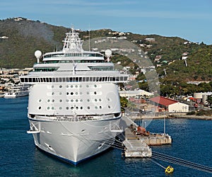 Docked Cruise Ship