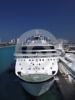 Docked Cruise Ship - Miami photo