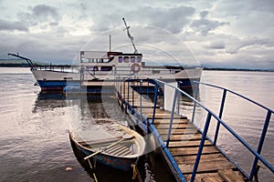 Docked ship in Tatras