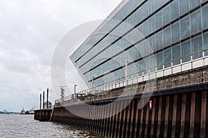 Dockland Office Building in the harbour of Hamburg