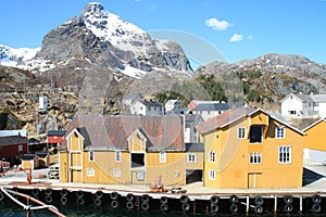 The docks of Nusfjord in Lofoten II