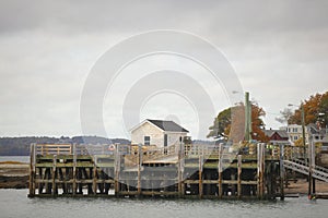 The docks portland Maine USA