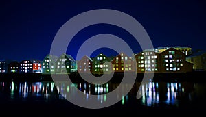 Docks by the river photo