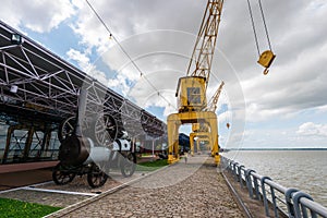 Docks Station in Belem City