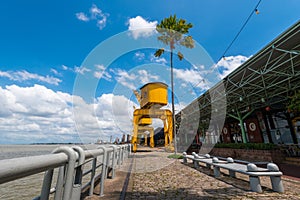 Docks Station in Belem City