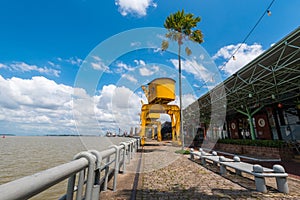 Docks Station in Belem City