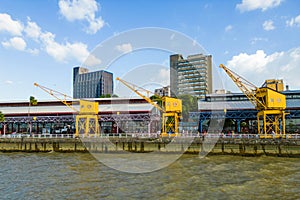 Docks Station and Belem City Skyline